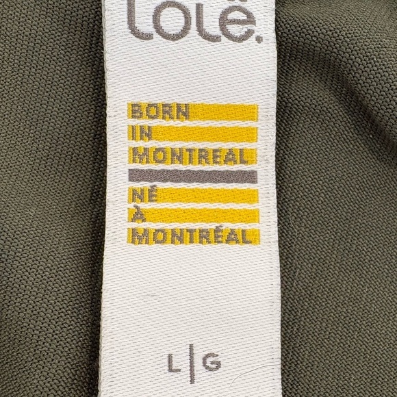 Women’s Lole Athletic Full-Zip Jacket - Olive Green - Size Large - Picture 4 of 11